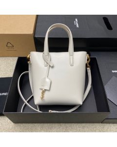 Mini Toy SHOPPING SAINT LAURENT in box leather