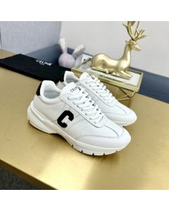 CELINE RUNNER CR-02 LOW LACE-UP SNEAKER in CALFSKIN