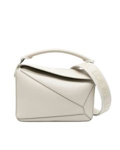 LOEWE Small Puzzle bag in satin calfskin