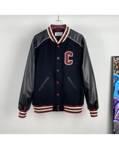 Celine classic teddy jacket in textured wool