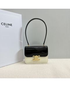 Celine TEEN GARANCE BAG IN BICOLOUR PATENT CALFSKIN