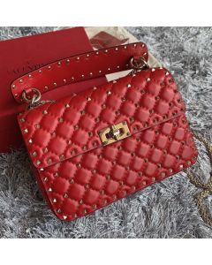 Valentino MEDIUM NAPPA ROCKSTUD SPIKE BAG