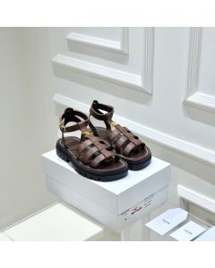 CELINE CLEA TRIOMPHE GLADIATOR SANDAL in CALFSKIN - VEGETAL TANNING