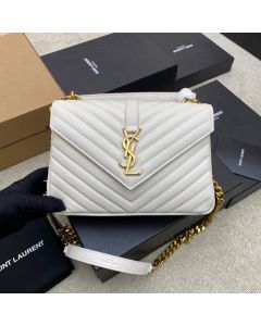 YSL COLLEGE MEDIUM IN QUILTED LEATHER