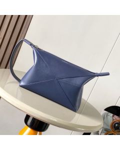 LOEWE Puzzle Fold wash bag in shiny calfskin
