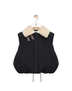 LOEWE Puffer vest in cotton blend