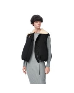 LOEWE Puffer vest in cotton blend