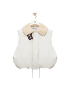 LOEWE Puffer vest in cotton blend