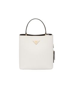 Medium Saffiano Leather Prada Panier Bag