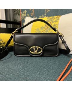Valentino VLOGO 1960 NAPPA LEATHER SHOULDER BAG