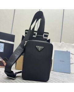 Prada Brique Saffiano leather bag