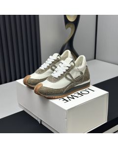 LOEWE Flow Runner in nylon and brushed suede