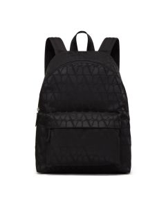 Valentino TOILE ICONOGRAPHE BACKPACK IN TECHNICAL FABRIC