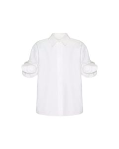 Valentino COMPACT POPELINE BLOUSE
