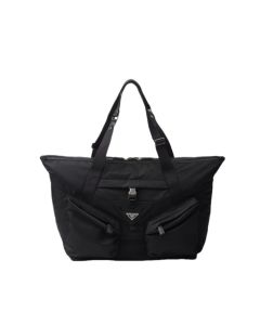 Prada Re-Nylon and leather travel bag