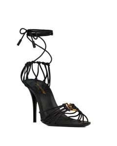 YSL BABYLONE sandals in smooth leather