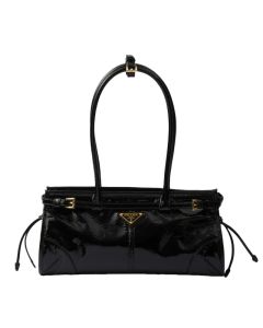 Prada Medium naplak patent leather handbag