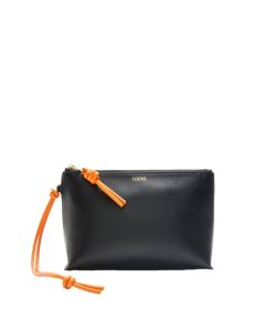 LOEWE Knot T pouch in shiny nappa calfskin
