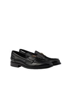 Prada Brushed leather loafers