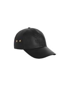 Celine triomphe baseball cap in lambskin