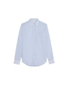 Celine loose shirt in striped cotton