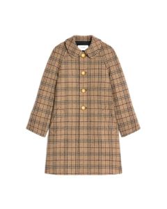 Celine Victoire mac in Prince of Wales wool