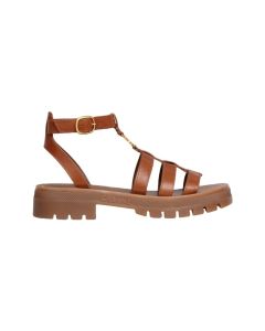 CELINE CLEA TRIOMPHE GLADIATOR SANDAL in CALFSKIN - VEGETAL TANNING