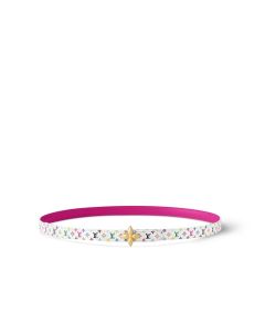 LV x TM Mini Flowergram 15mm Reversible Belt