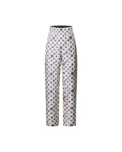 LV Monogram Silk Jogging Pants 