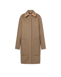LV Removable Collar Double Face Coat