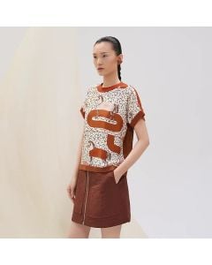 Hermès "Garde-Robe Pop" short-sleeve twillaine sweater