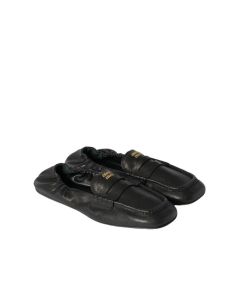 MIU MIU Ruches nappa leather loafers