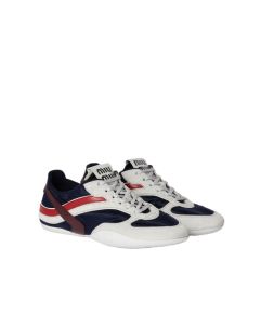 MIU MIU Gymnasium technical fabric and suede sneakers