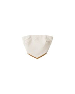 MIU MIU Denim and leather bandana top