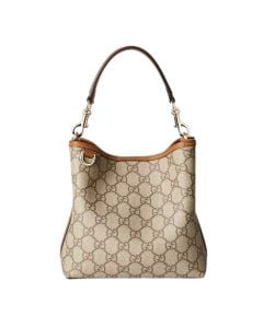 Gucci GG Emblem mini bucket bag