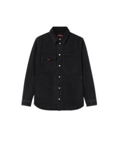 Denim shirt with Gucci embroidery
