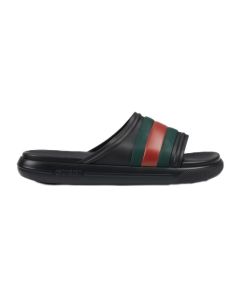 Gucci Men's Web slide sandal