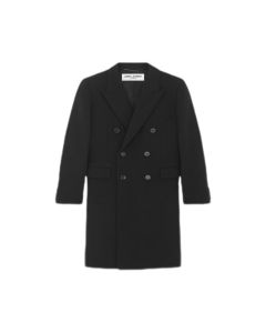 YSL coat in wool and cashmere