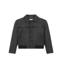 YSL jacket in smooth lambskin
