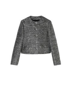 Gucci Striped tweed lamé jacket