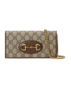 Gucci Horsebit 1955 wallet with chain