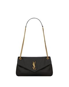 YSL CALYPSO small in plunged lambskin
