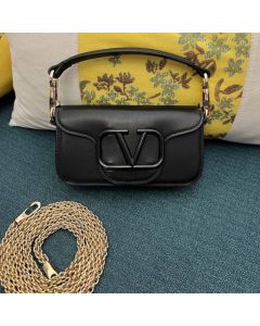 Valentino MINI VALENTINO GARAVANI LOCÒ CROSSBODY CALFSKIN BAG