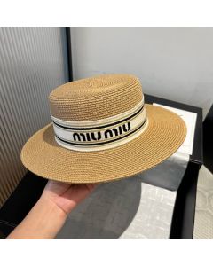 Miu Miu Woven fabric hat