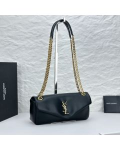 YSL CALYPSO small in plunged lambskin