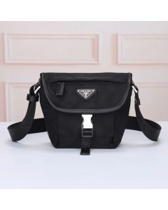 Prada Re-Nylon and Saffiano leather shoulder bag