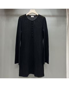 YSL MINI DRESS IN CROCHET KNIT