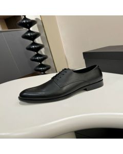 YSL ADRIEN derbies in glazed leather
