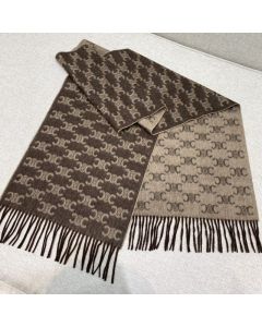 Celine scarf in monogram cashmere
