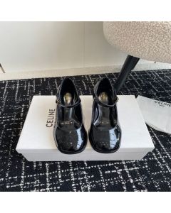 CELINE LILY PERFORATED TRIOMPHE BABIES in PATENT CALFSKIN